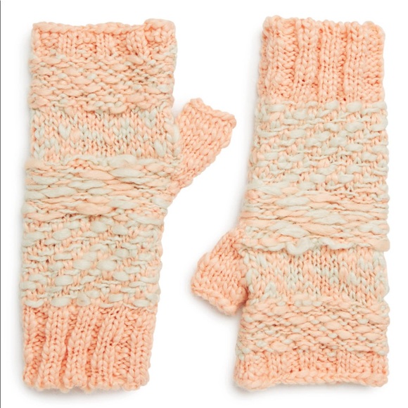 Free People Keep Knit Cozy Fingerless Gloves - Picture 3 of 9